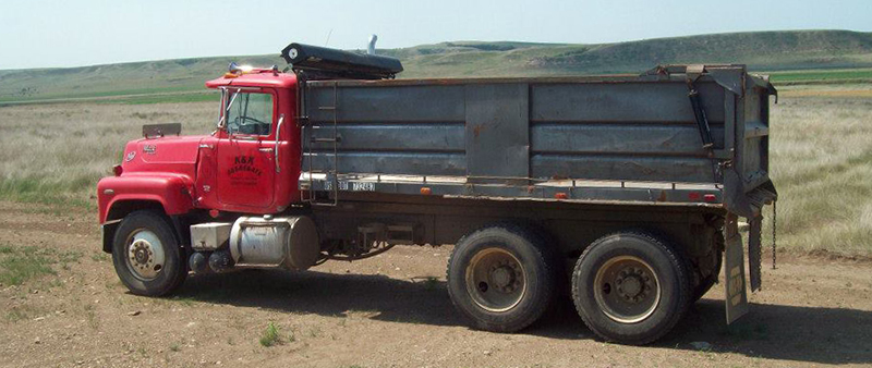 Commercial Aggregate Material at a local Rock Quarry in Montana.