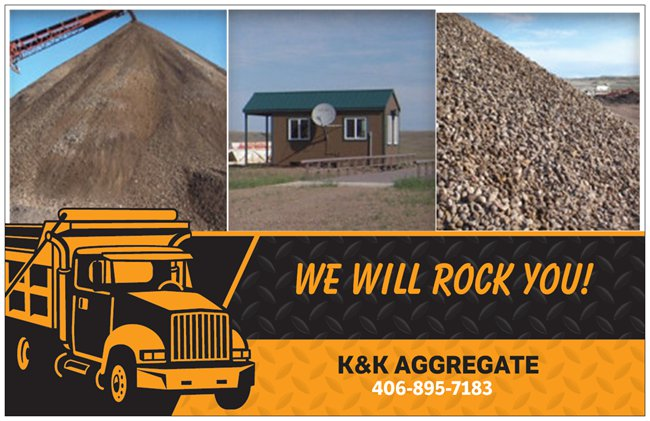 Commercial Aggregate Material at a local Rock Quarry in Montana.